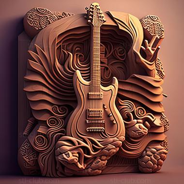 3D модель Игра Герой гитары (STL)